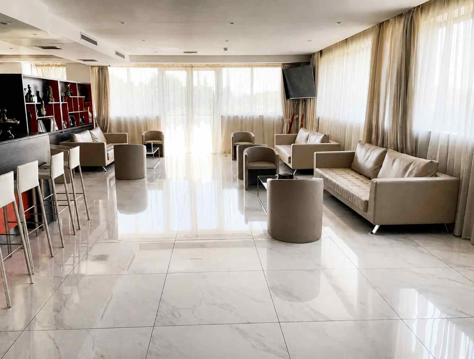 Lobby e area salotto